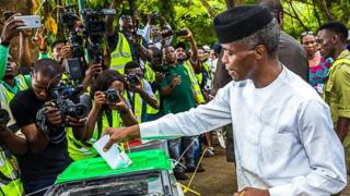 Mataimakin shugaban Najeriya Yemi Osinbajo