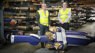 Rod Coffey and Mark Stephen of NXG Drilling Services