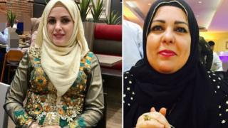 Raneem Oudeh and her mother, Khaola Saleem