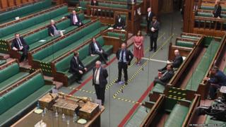 MPs line up to vote