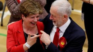 Emily Thornberry and Jeremy Corbyn