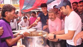 গৌতম গম্ভীরের লঙ্গরখানা