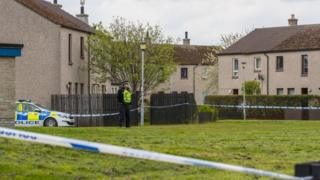 Police at scene