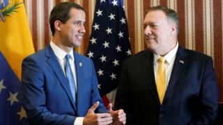 Guaidó y Pompeo