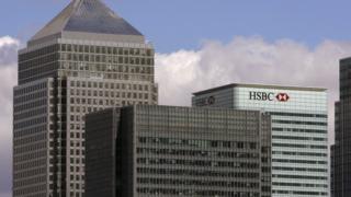 HSBC office in Canary Wharf