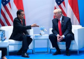 jokowi dan trump