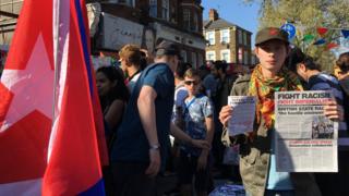 Protesta en Seven Sisters