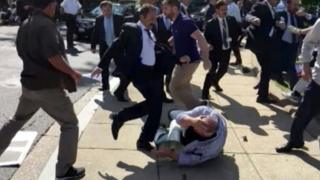 Walinzi wa Erdogan wakiwashambulia Raia wa Uturuki waishio Marekani