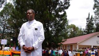 Docteur Denis Mukwege, dans son hôpital de Panzi