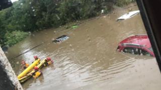 Flooding in Broxburn