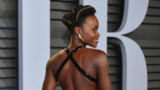 Lupita Nyong'o attends the 2018 Vanity Fair Oscar Party hosted by Radhika Jones at Wallis Annenberg Center for the Performing Arts on March 4, 2018 in Beverly Hills, California.