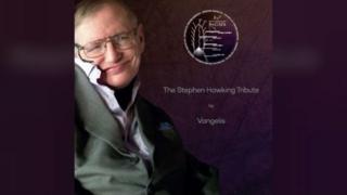 CD con las palabas del físico acompañadas de la música de Vangelis.