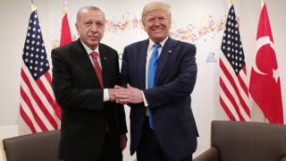 Раджеп Тайип Эрдоган и Дональд Трамп