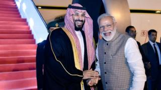नरेंद्र मोदी और क्राउन प्रिंस