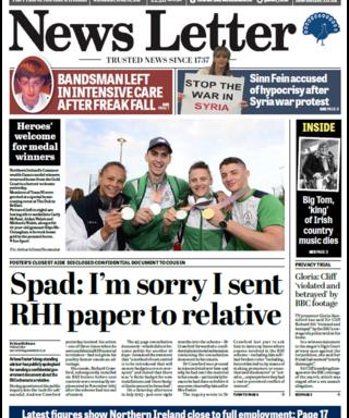 News Letter front page 18/04