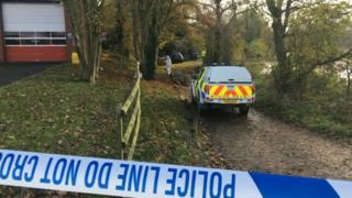 Scene where the body was found