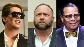 Milo Yiannopoulous, Alex Jones iyo Louis Farrakhan ayaa Facebook laga mamnuucay