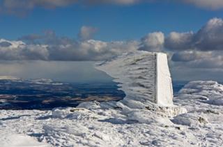Trig pillar at Ben Ledi
