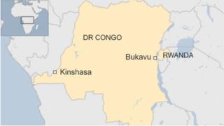 Map of DR Congo