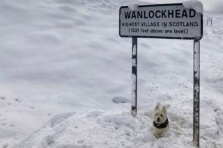 Wanlockhead is not as high as the sign claims