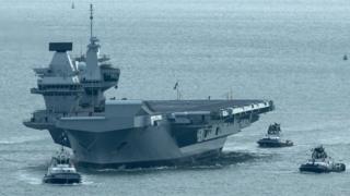 Авианосец HMS Queen Elizabeth