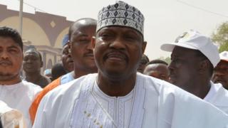 Niger's opposition leader Hama Amadou