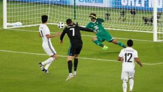 Cristiano Ronaldo a lokacin da yake rama wa Real Madrid
