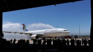 A South Africa Airways Airbus A330-200 at Cape Town International Airport