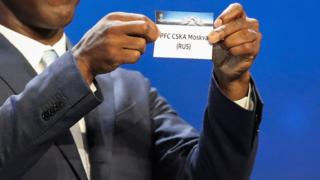Кларенс Зеедорф на жеребьевке