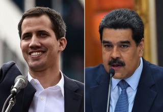 Juan Guaidó dan Nicolás Maduro