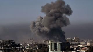 Ataque aéreo sobre Mosul