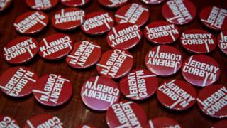 Jeremy Corbyn badges