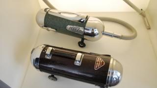 Early vacuum cleaners from the 1940s and 1950s