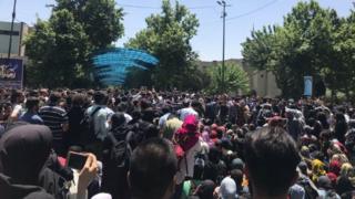 تجمع در دانشگاه تهران