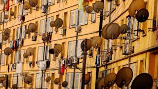 Satellite dishes