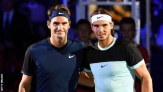Rafael Nadal na Roger Federer