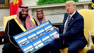 آمریکا میگوید برای مقابله با تهدید ایران به عربستان سلاح میفروشد