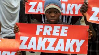 Wani yaro da ke goyon bayan Zakzaky a Najeriya
