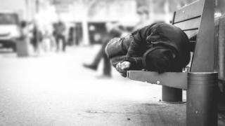 Homeless man