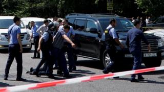задержание подозреваемого в Алма-Ате