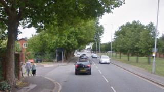 Exmouth Street at junction with Exmouth Close in Birkenhead
