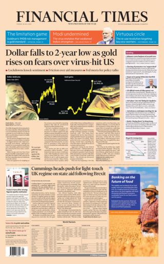 Financial Times front page