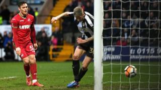 Jon Stead scores for Notts County