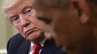 Trump y Obama