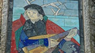 Un vitral en honor a John Dowland