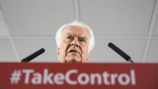 Lord Owen delivers his speech