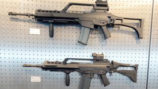 Un rifle G36 de Heckler & Koch