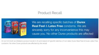 Product recall notice