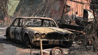 burned out jaguar