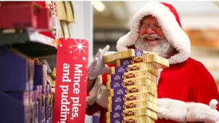 Father Christmas at Sainsbury's